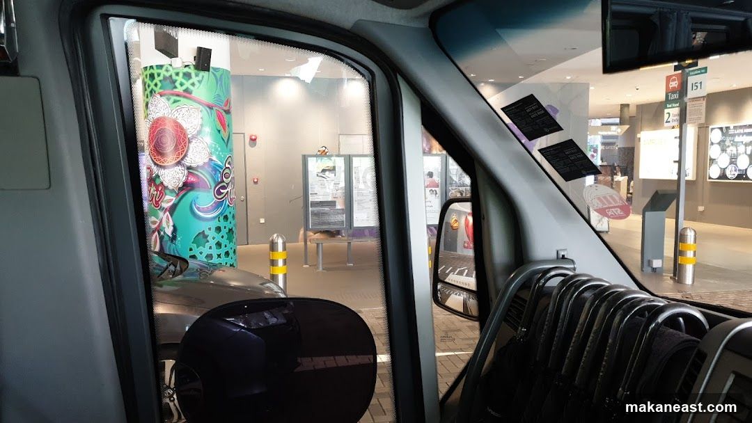 Interior view from a vehicle