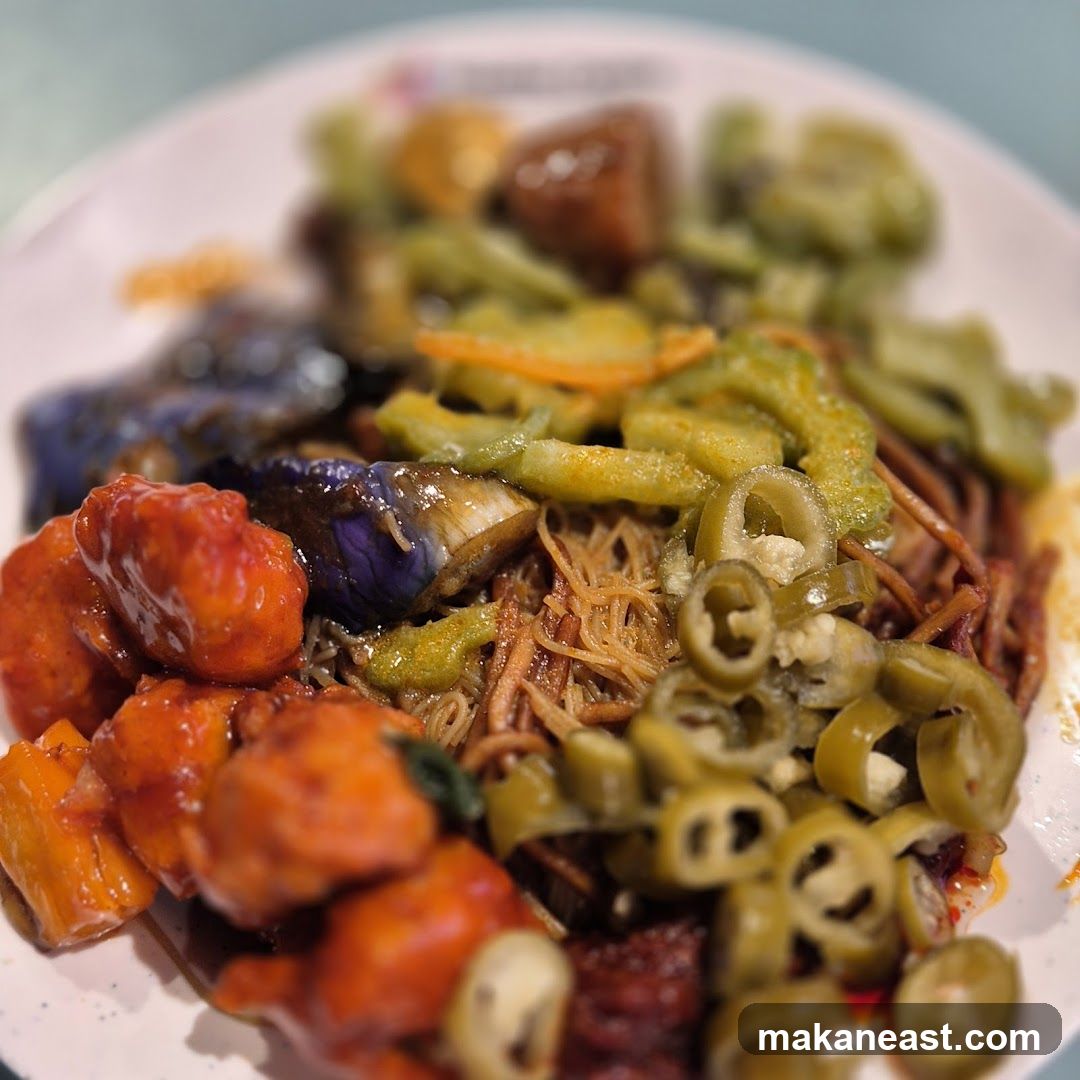 Noodles with Assorted Toppings