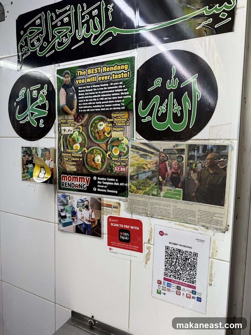 Mommy Rendang Menu and Information