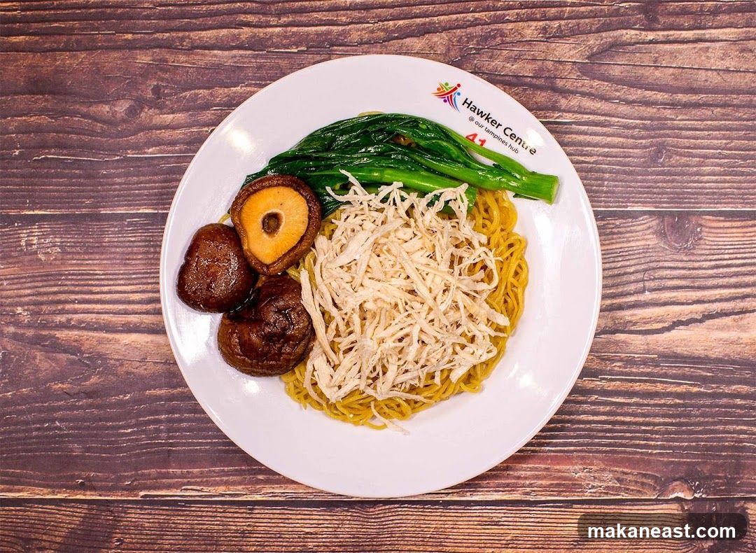 Noodles with Chicken and Mushrooms