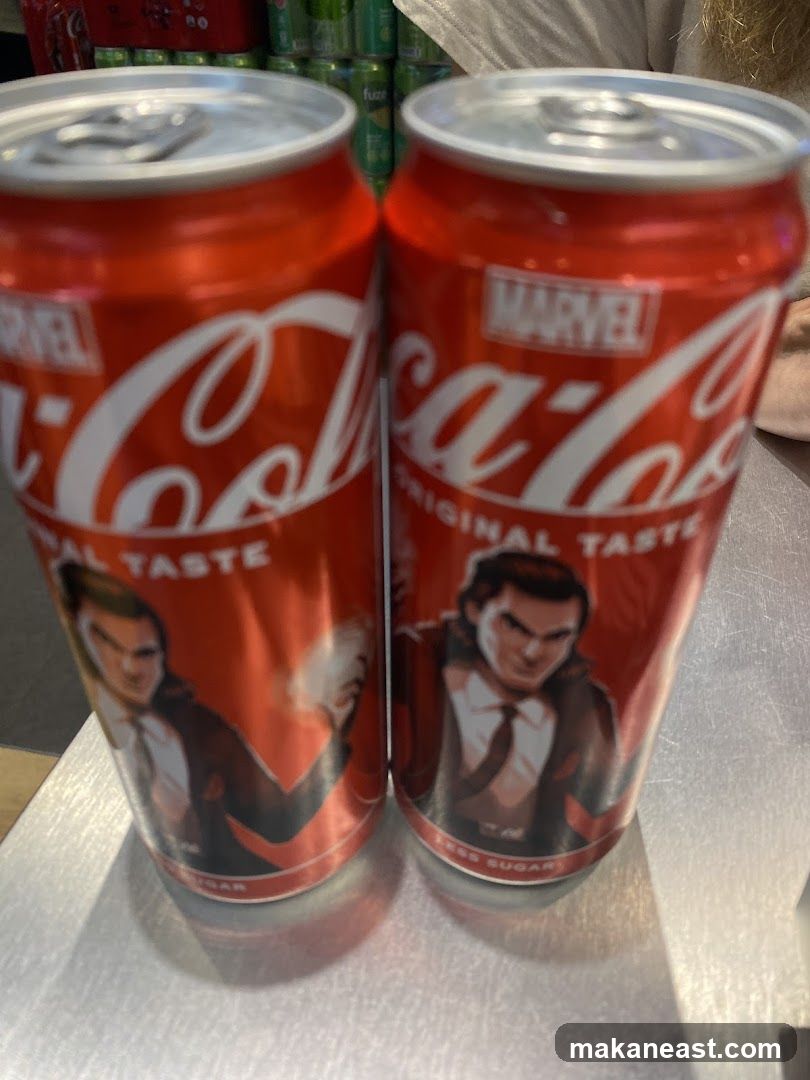 Coca-Cola Cans with Marvel Characters