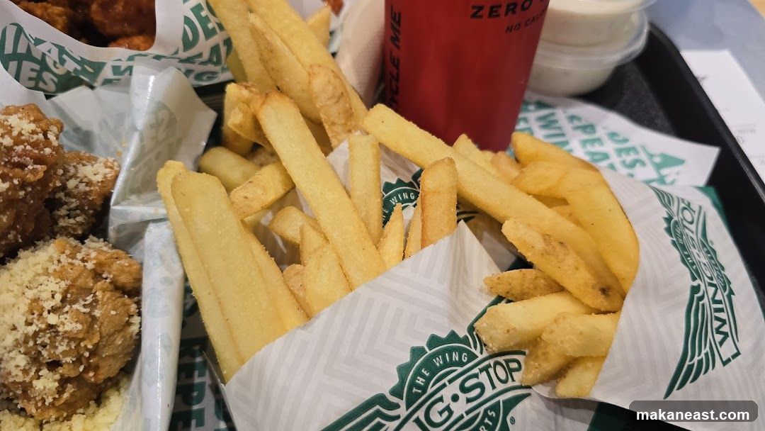 Wing Stop Fries and Wings