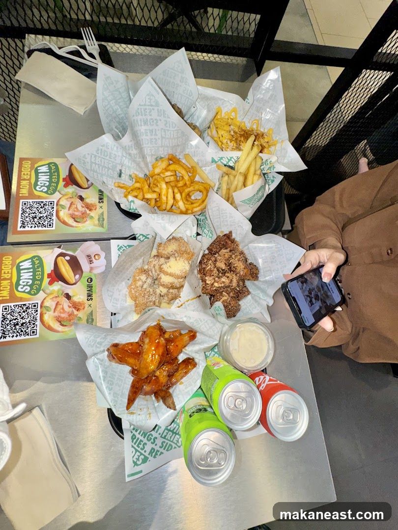 Chicken Wings and Fries