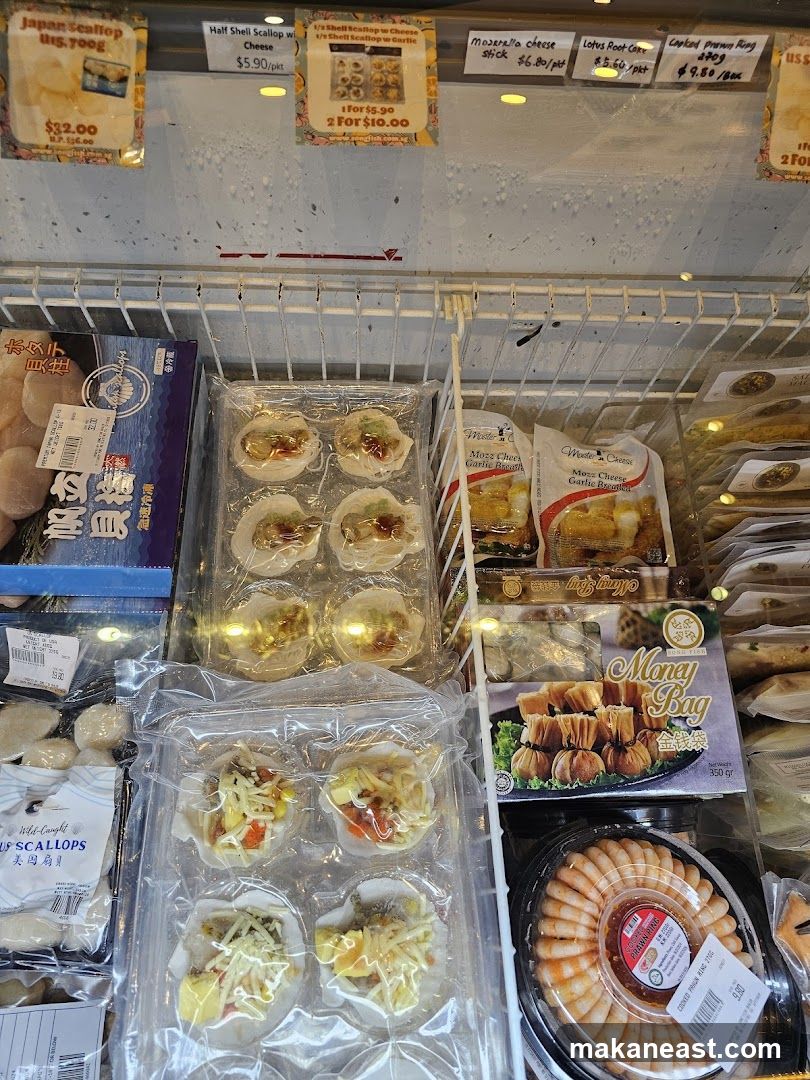 Frozen Seafood and Appetizers