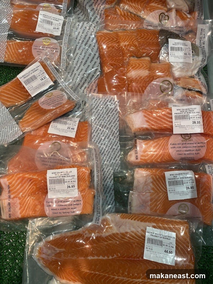 Packaged Salmon Fillets