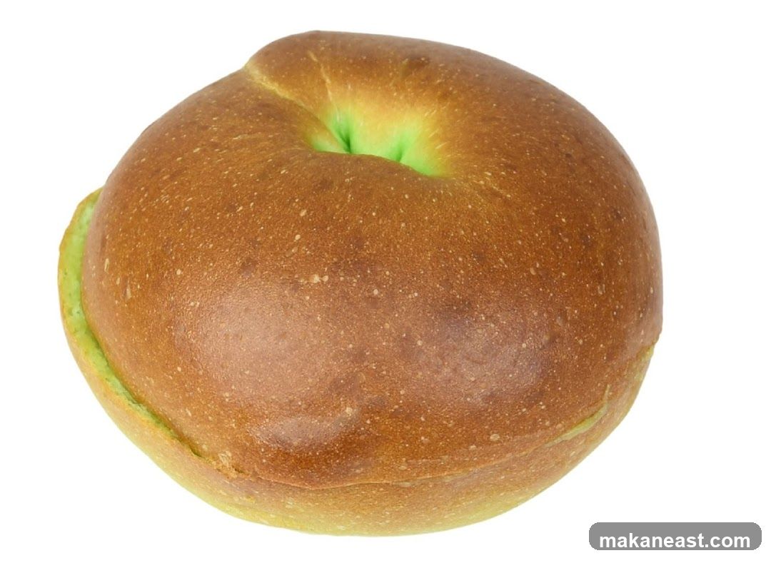 Green-Filled Bagel