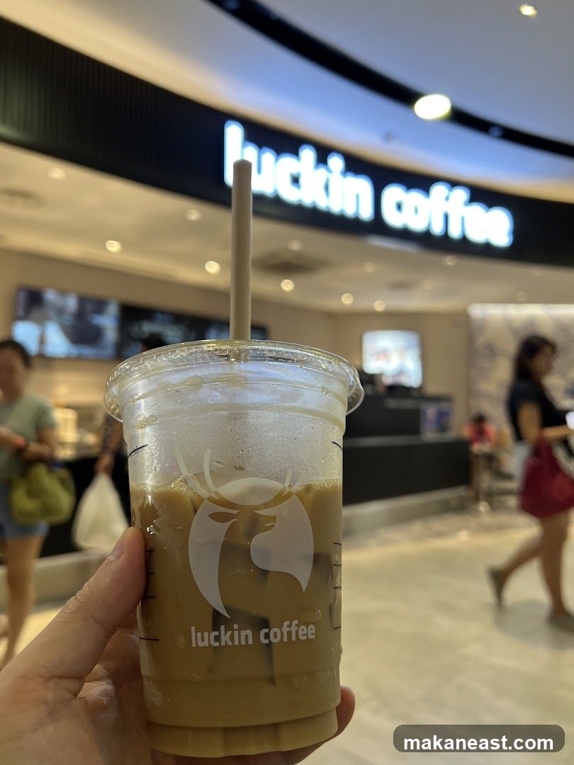 Iced Coffee from Luckin Coffee