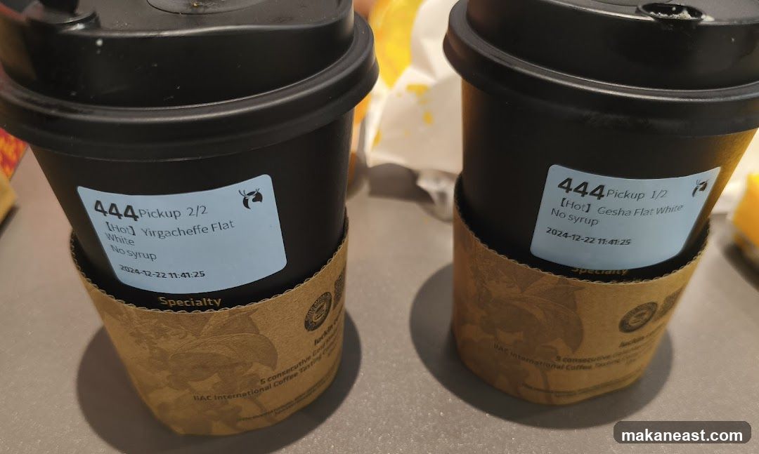 Two coffee cups