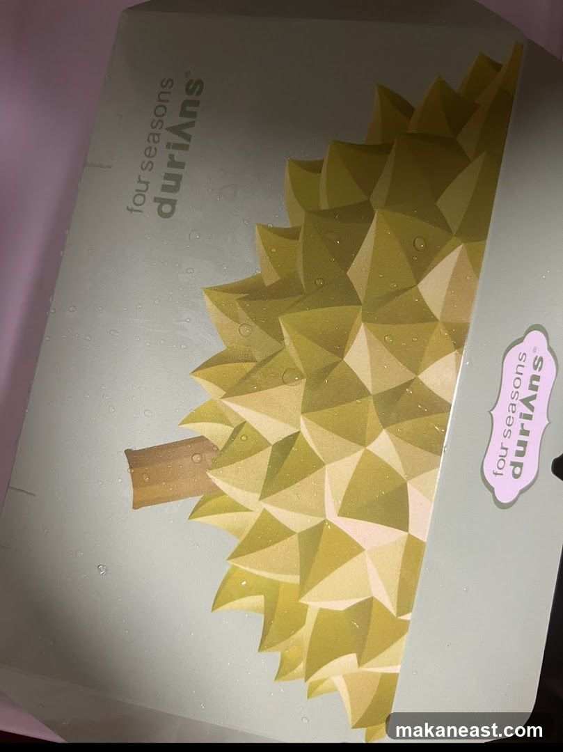 Durian-themed packaging