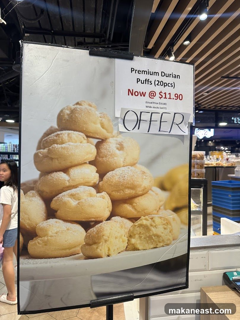 Durian Puffs Offer