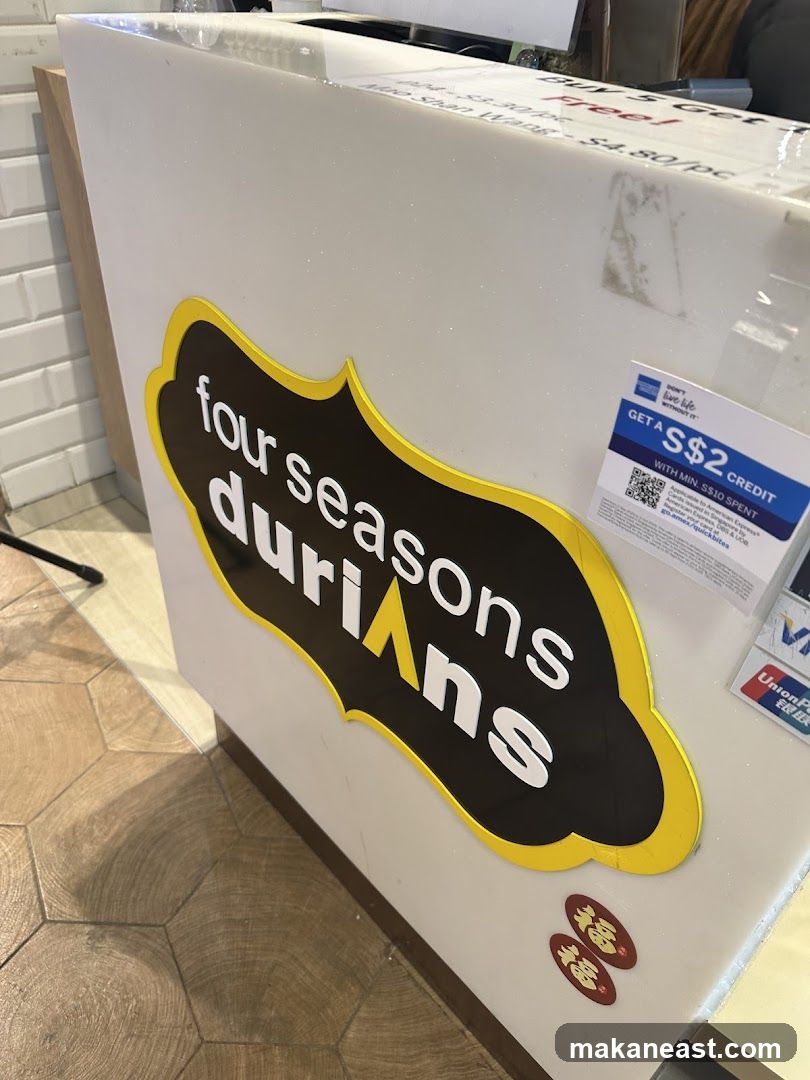 Four Seasons Durians Counter