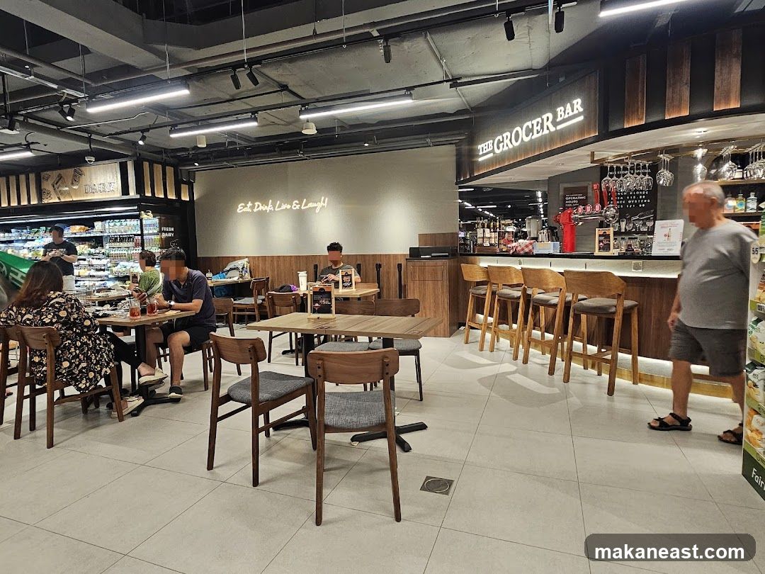The Grocer Bar Seating Area