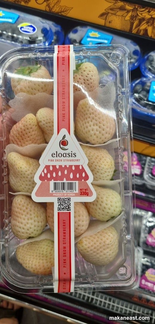Pink Snow Strawberries