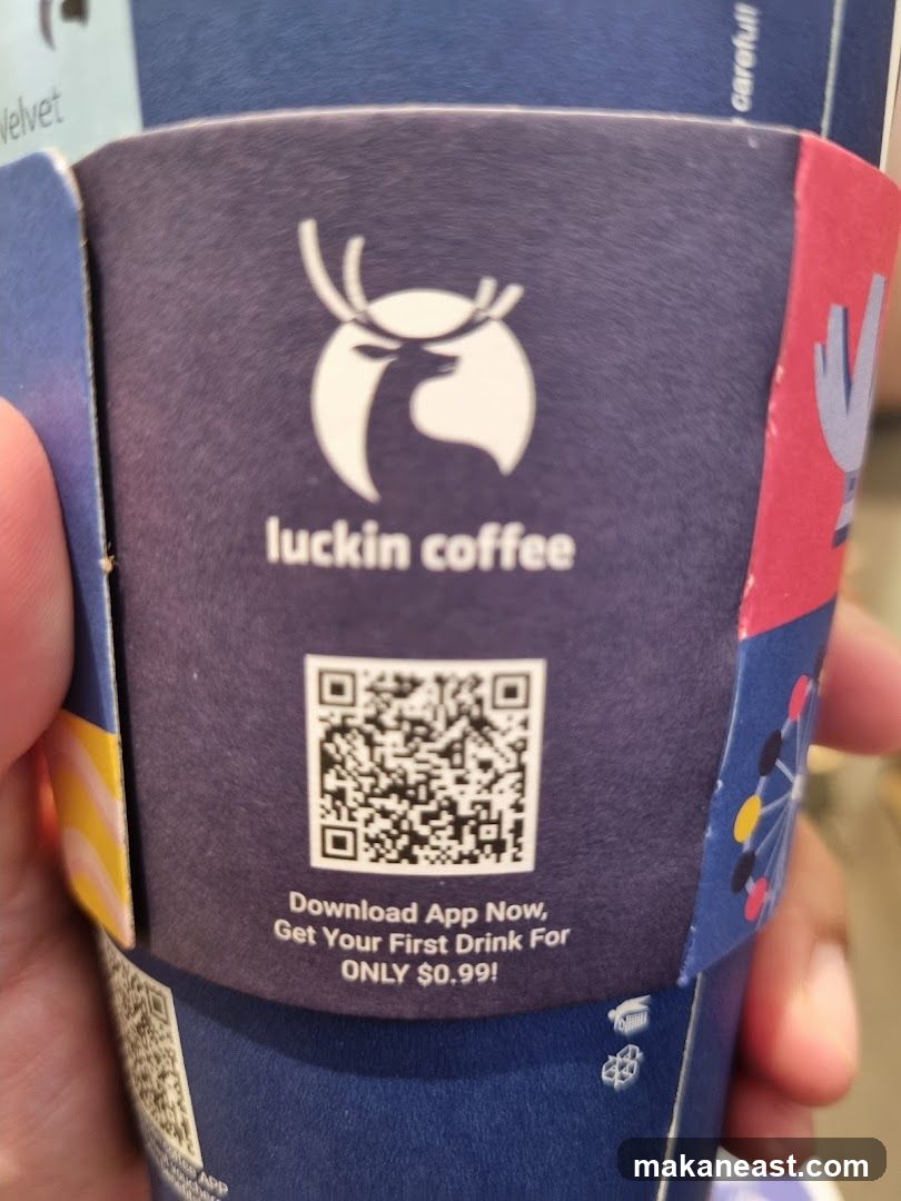 Luckin Coffee Cup Sleeve