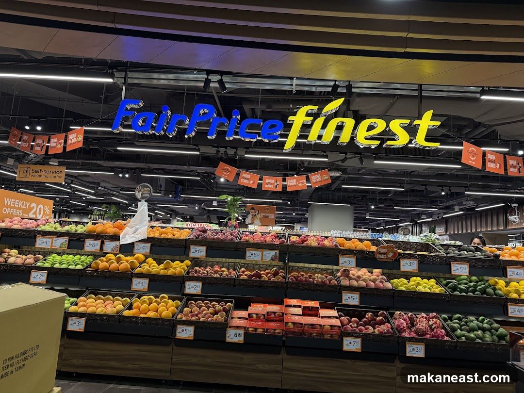 FairPrice Finest Supermarket Produce Section