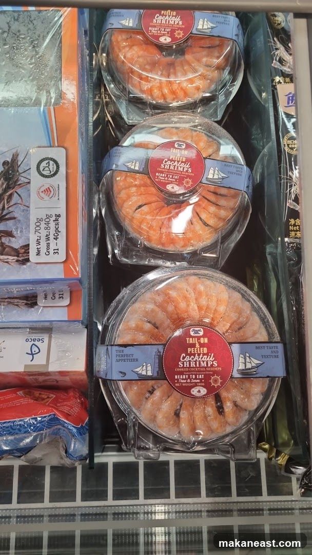 Cooked Cocktail Shrimps