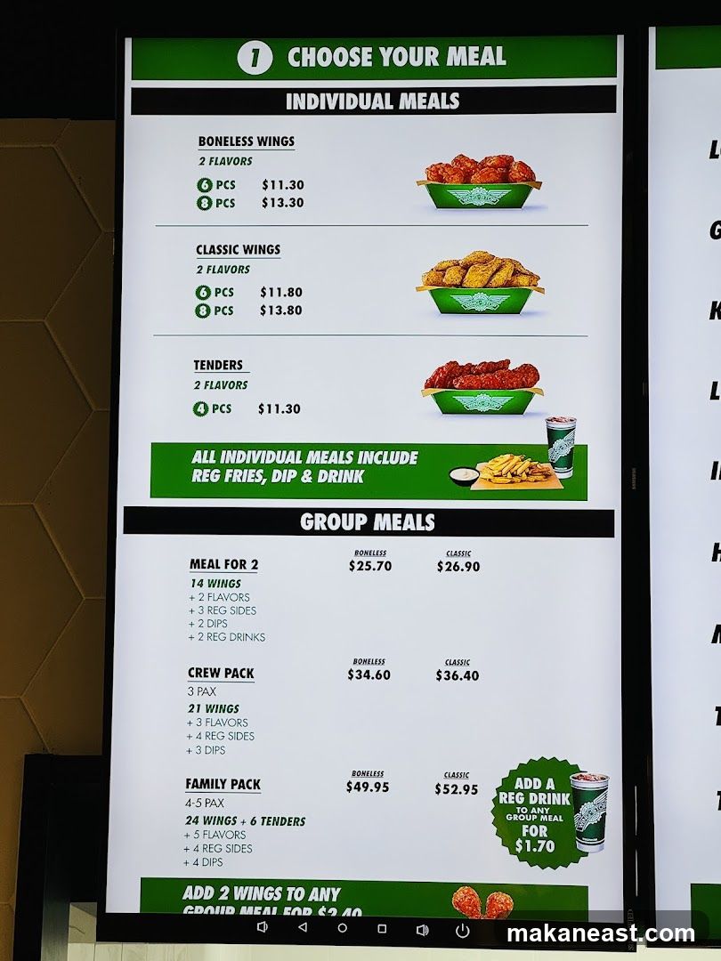 Choose Your Meal
