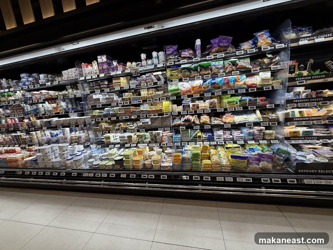 Refrigerated Dairy Section