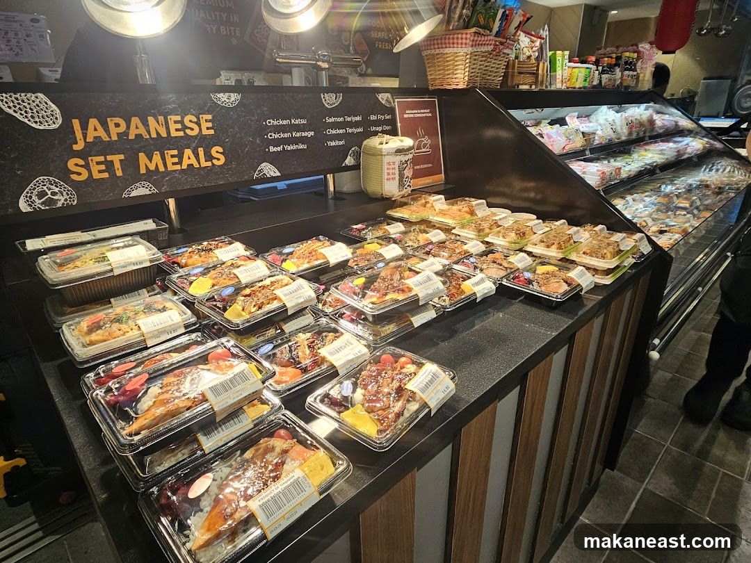 Japanese Set Meals Display