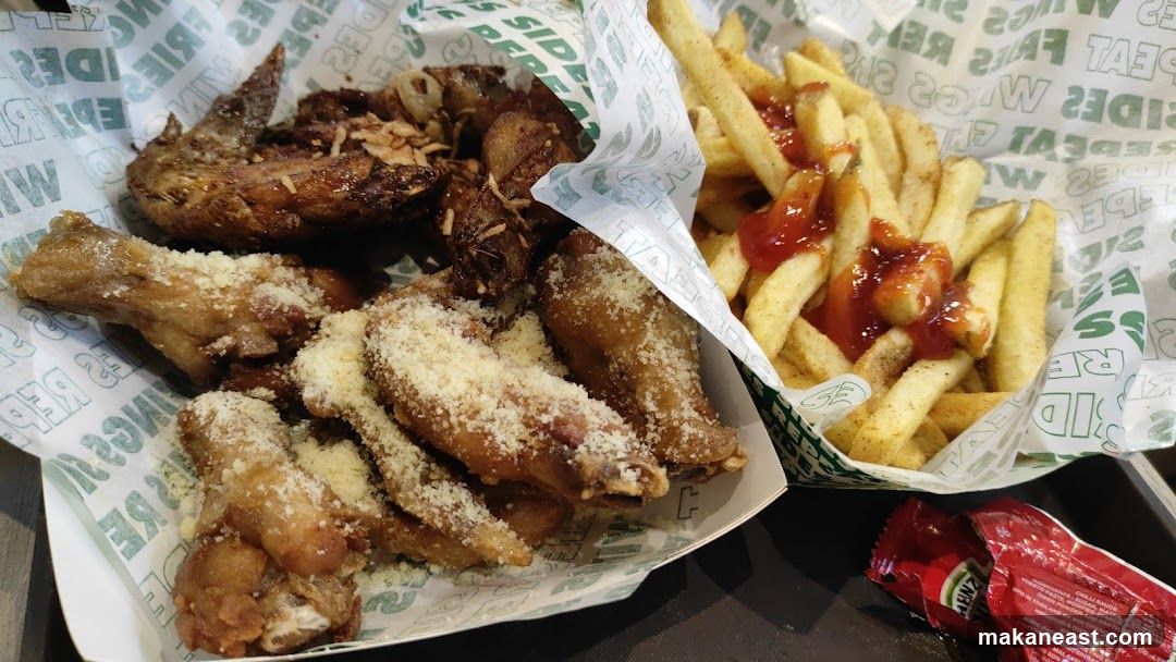 Chicken Wings and Fries
