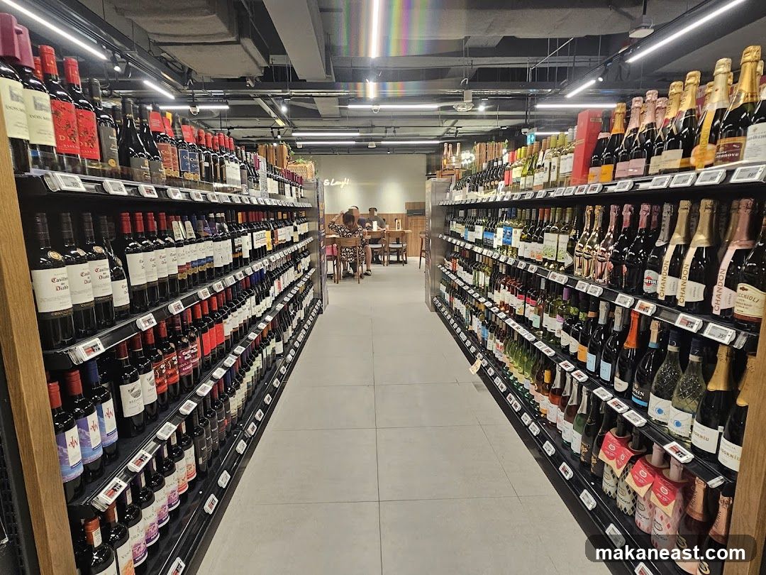 Wine Aisle in a Store