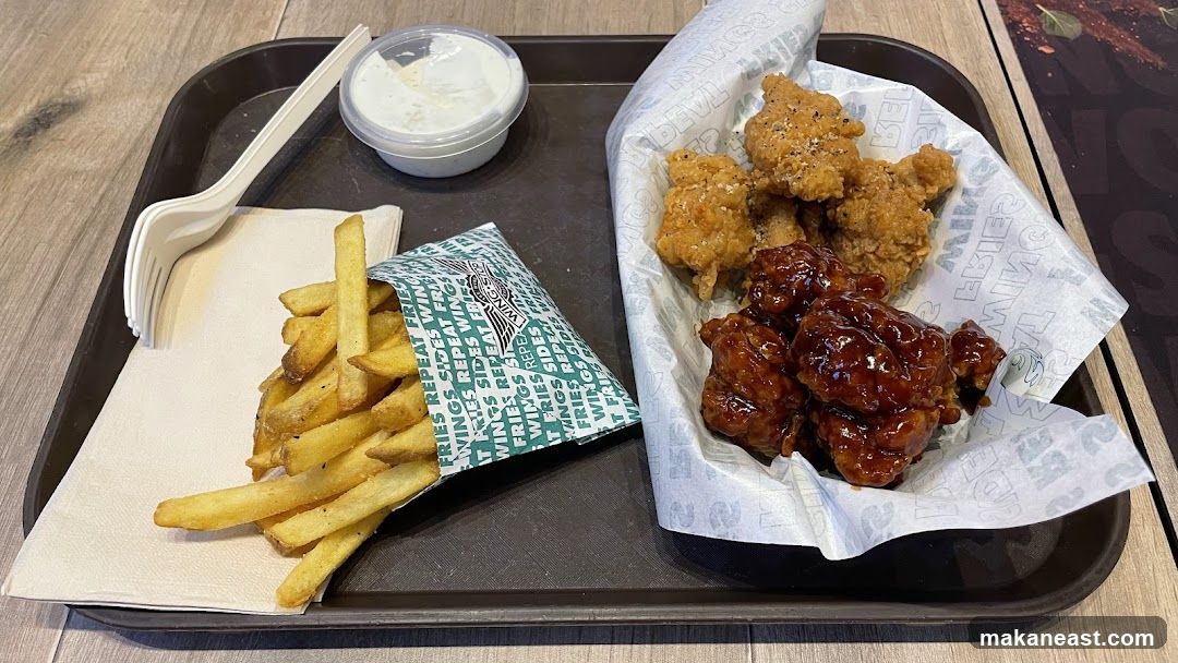 Chicken Wings and Fries