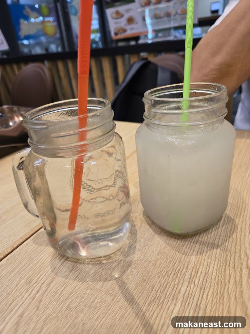Drinks on a Table