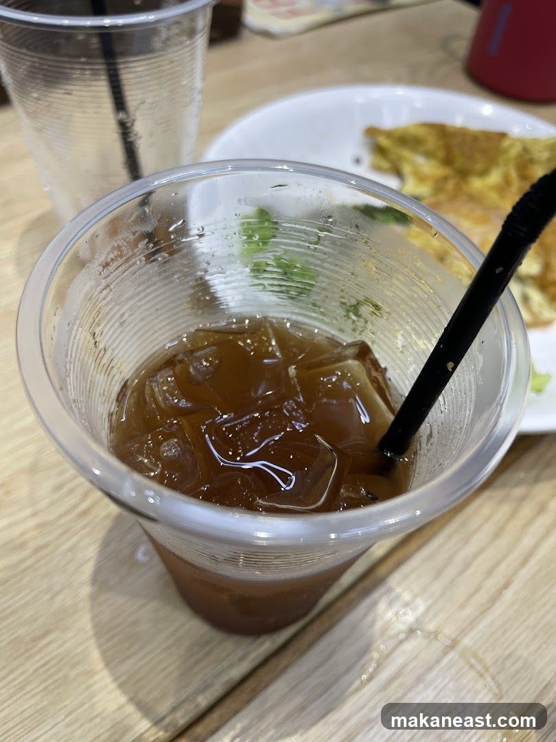 Iced Tea and Food