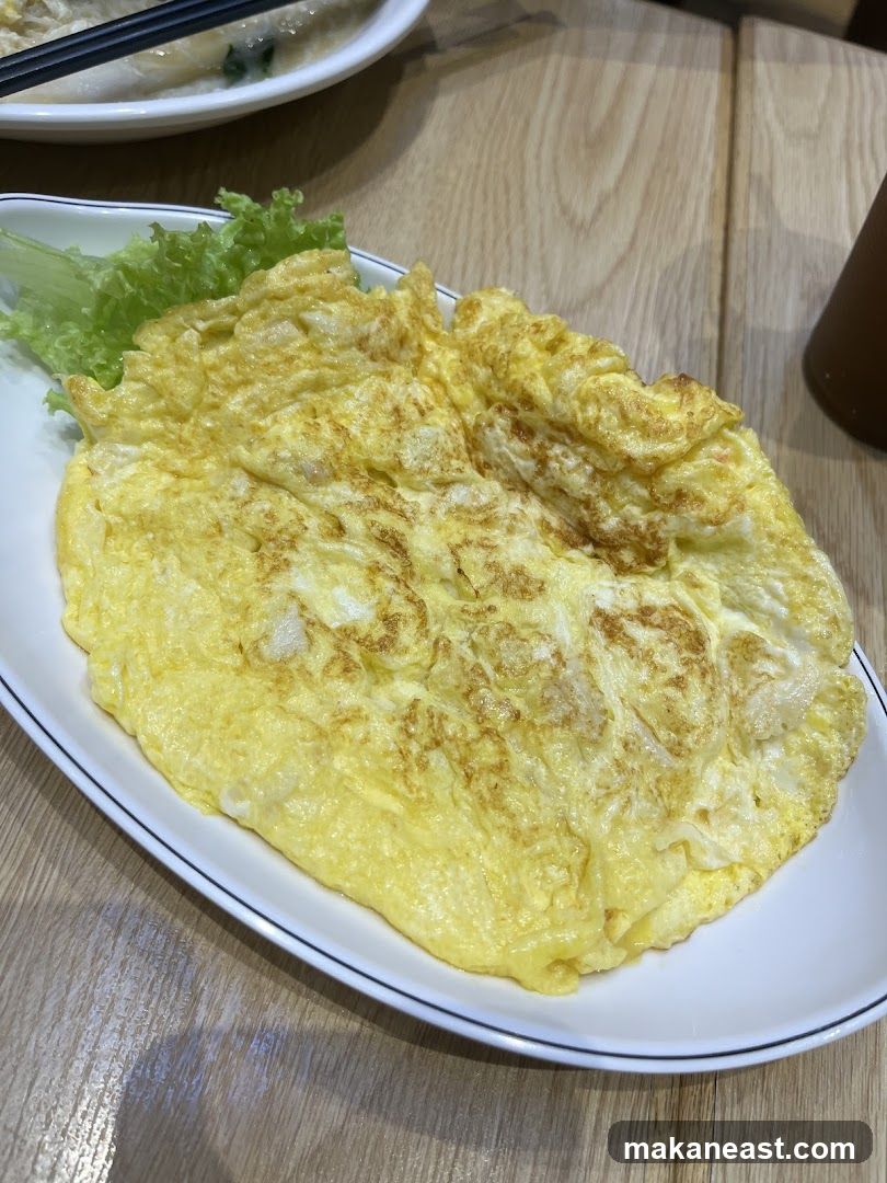 Omelet with Lettuce
