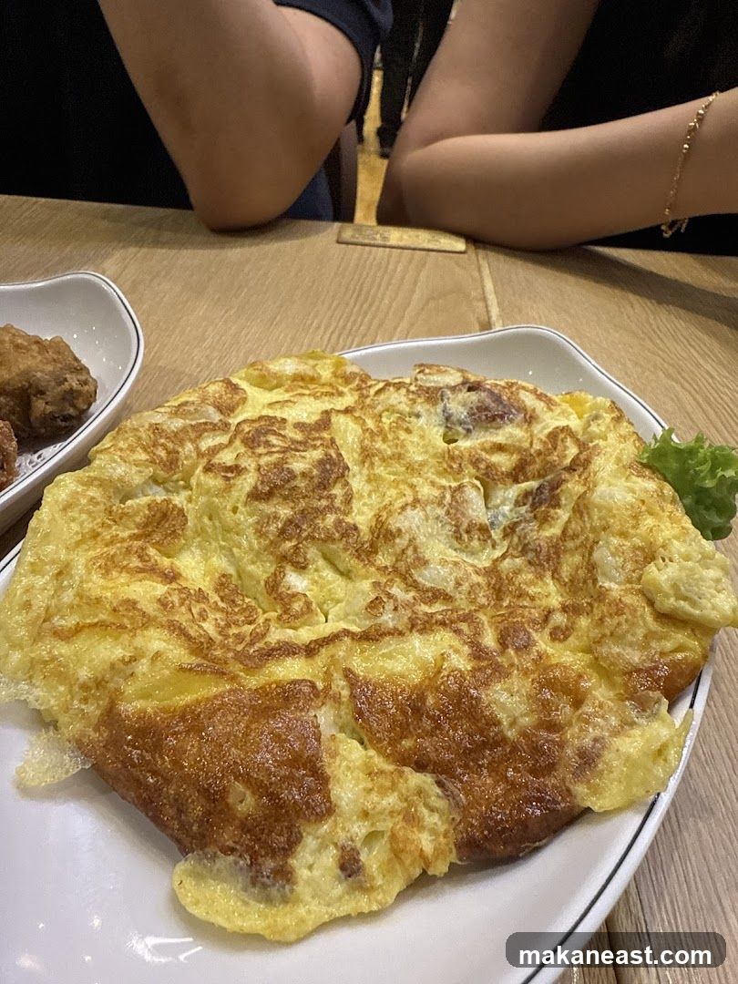 Omelette and Fried Food