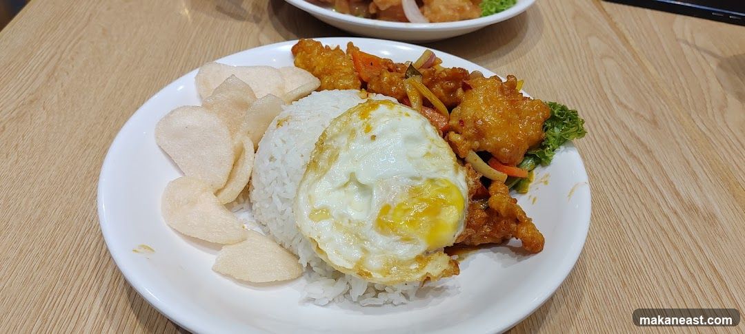 Fried Chicken Rice Plate