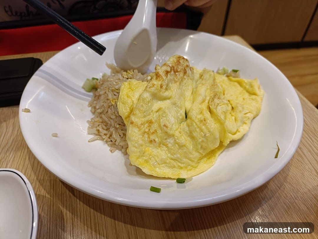 Omelette with Fried Rice