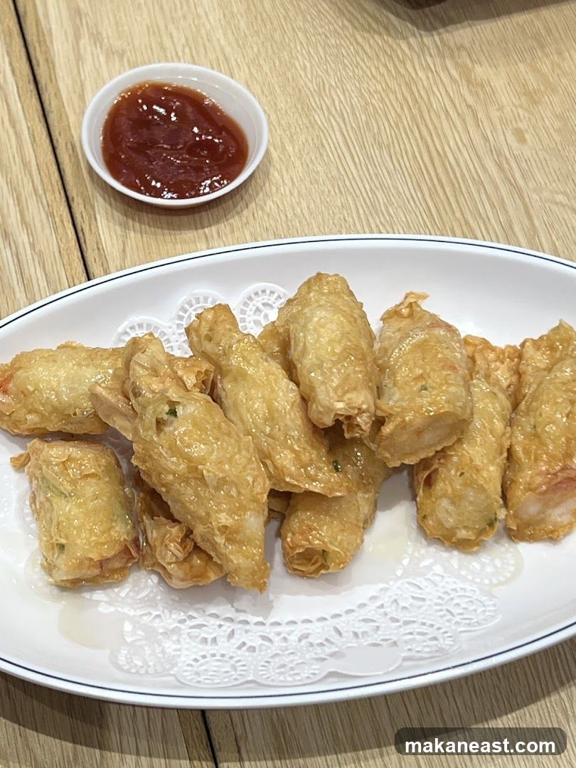 Fried Rolls with Dipping Sauce