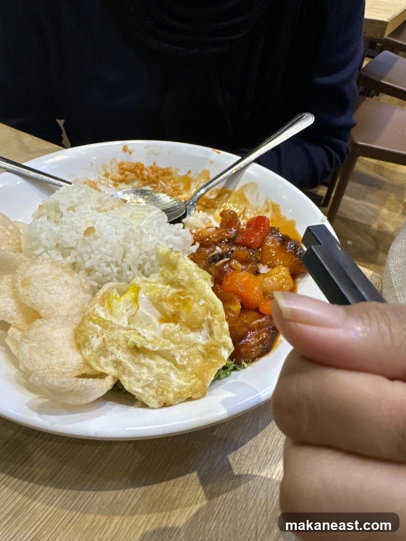Sweet and Sour Dish with Rice