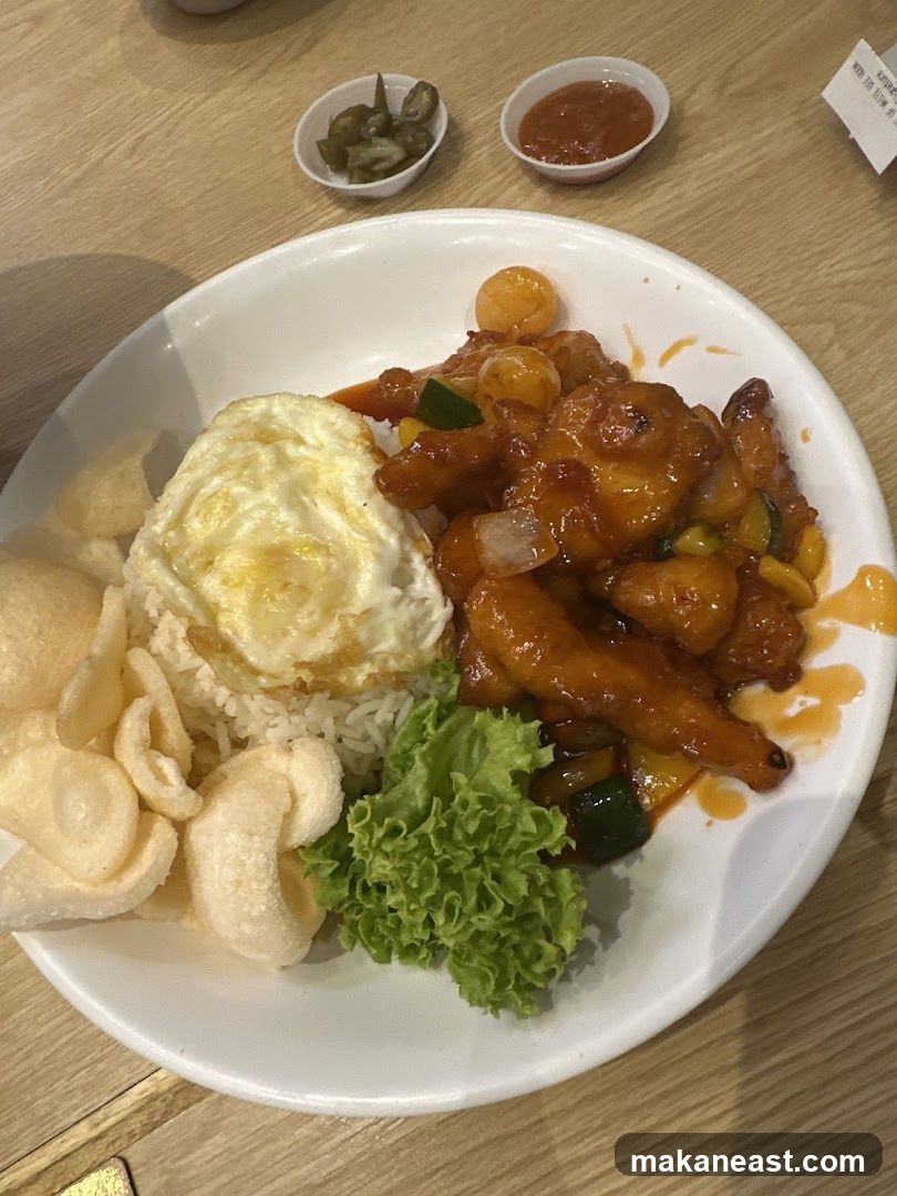 Sweet and Sour Chicken Rice