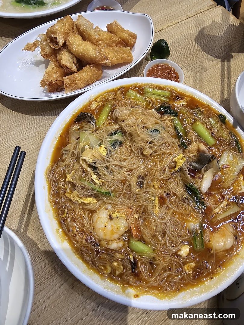 Noodles and Fried Appetizers