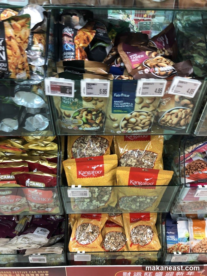 Assorted Nuts and Snacks