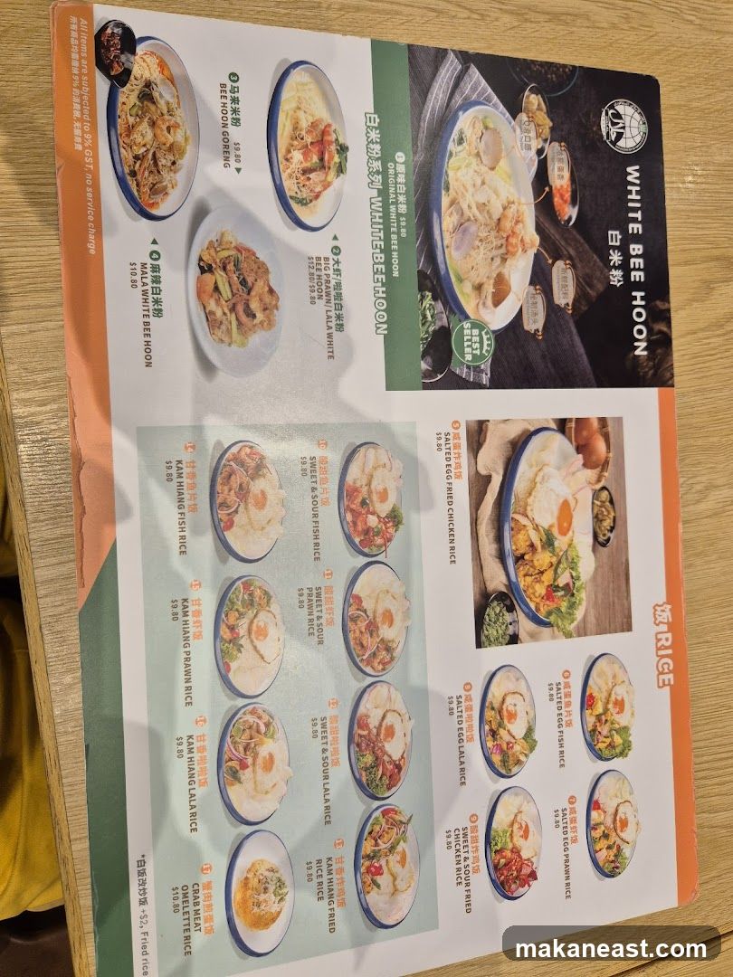 WHITE BEE HOON RICE