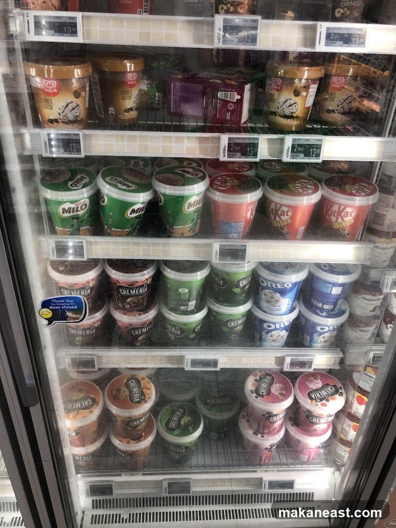 Ice Cream Freezer Display