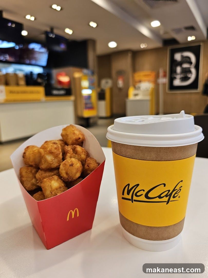 McCafé Coffee and Tater Tots