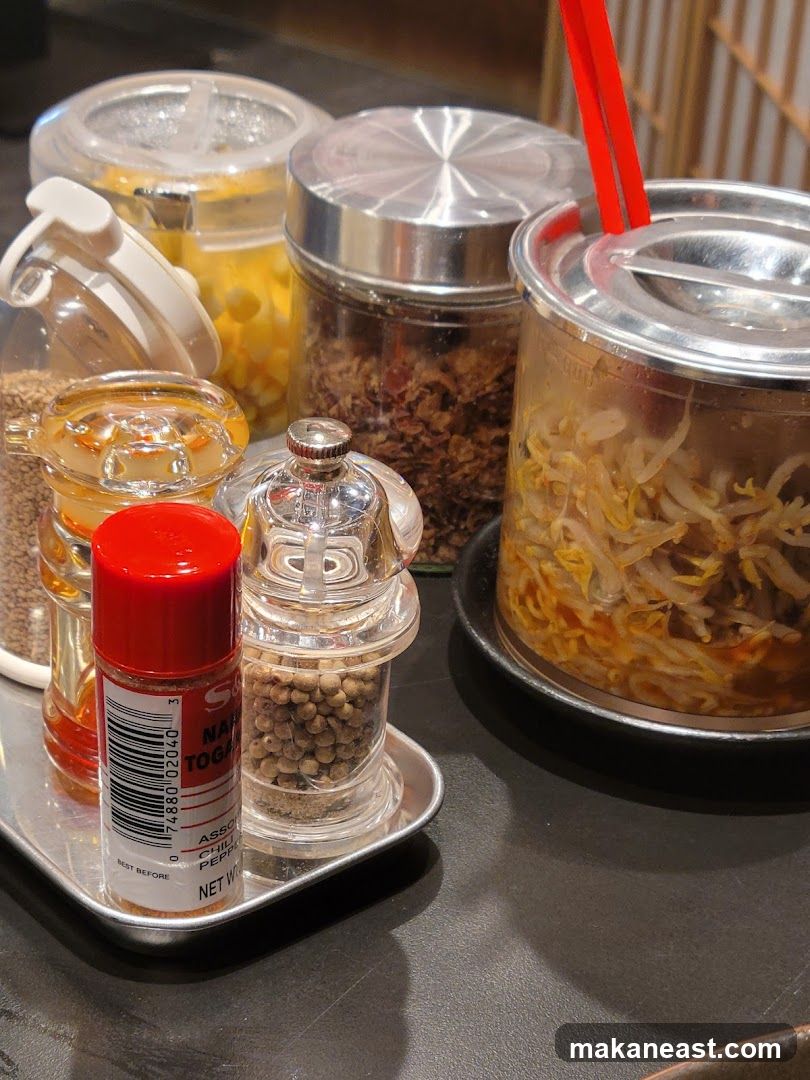 Condiments on a Table