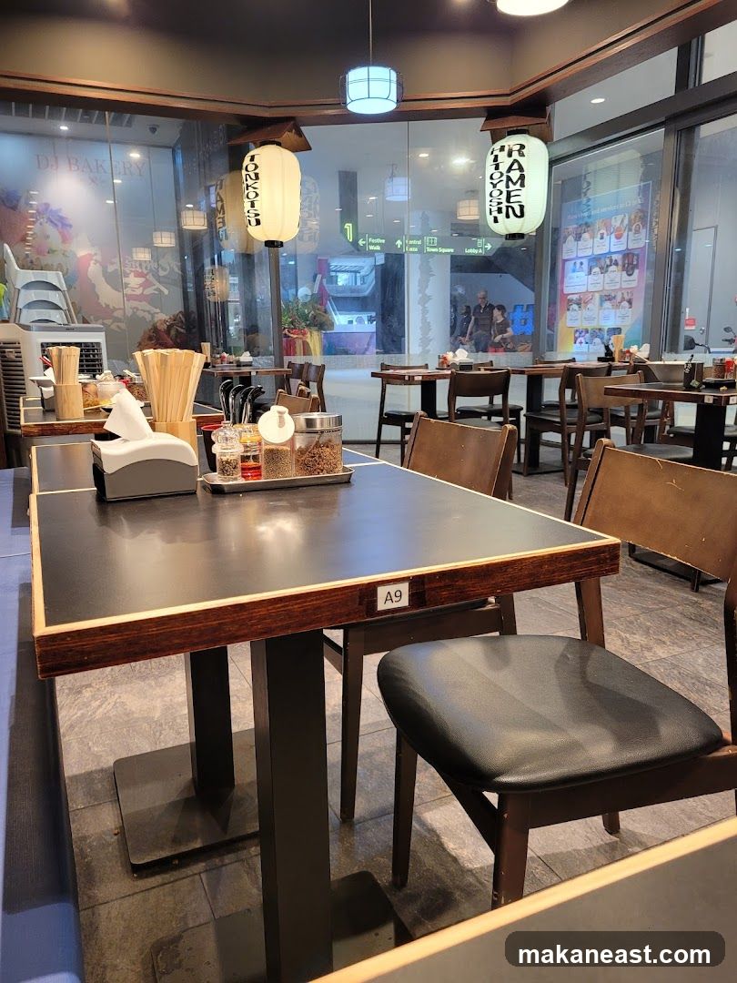 Ramen Restaurant Interior
