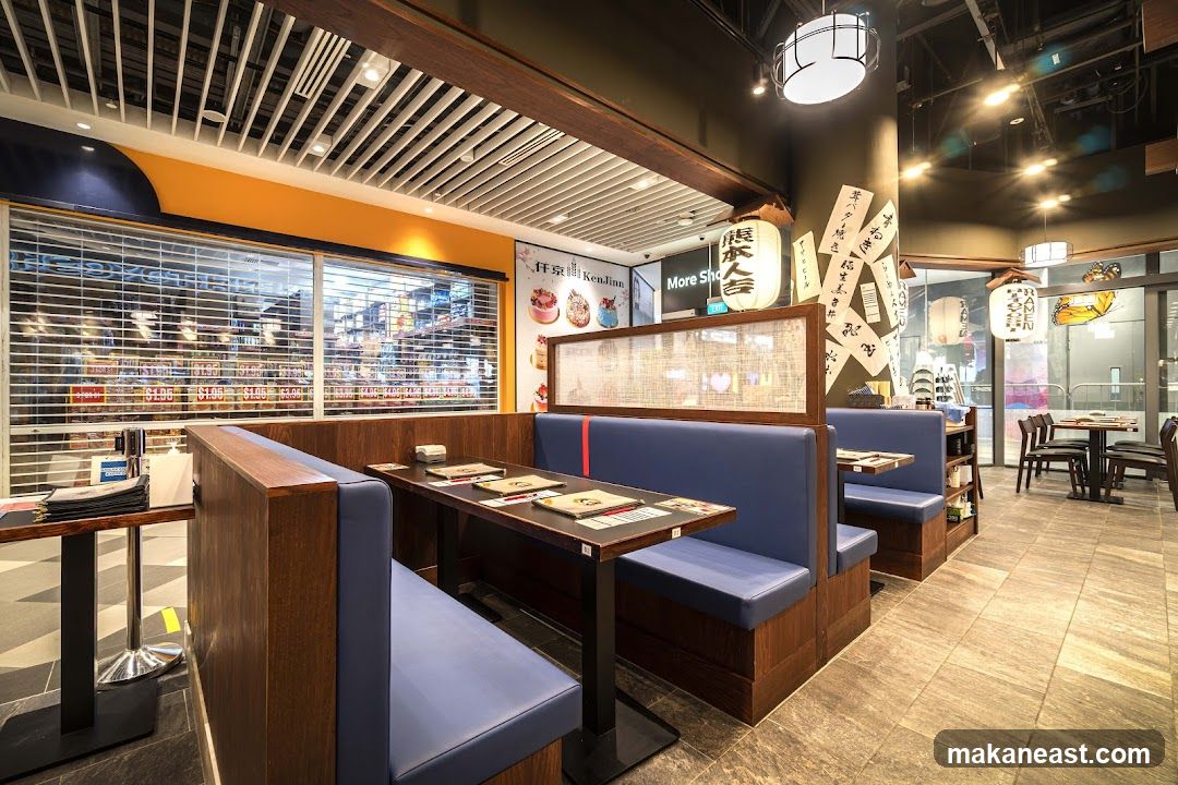 Restaurant Interior with Booth Seating