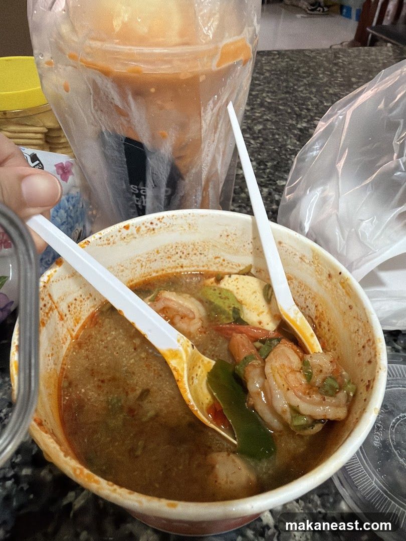 Tom Yum Soup and Drink
