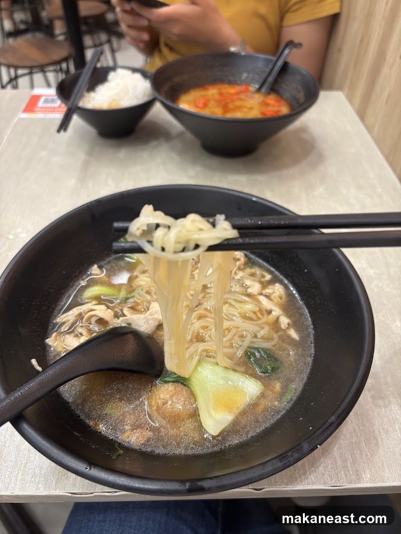 Noodle Soup and Rice