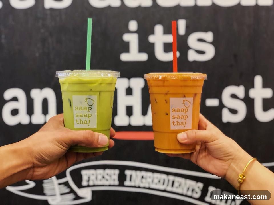 Two Thai Iced Drinks