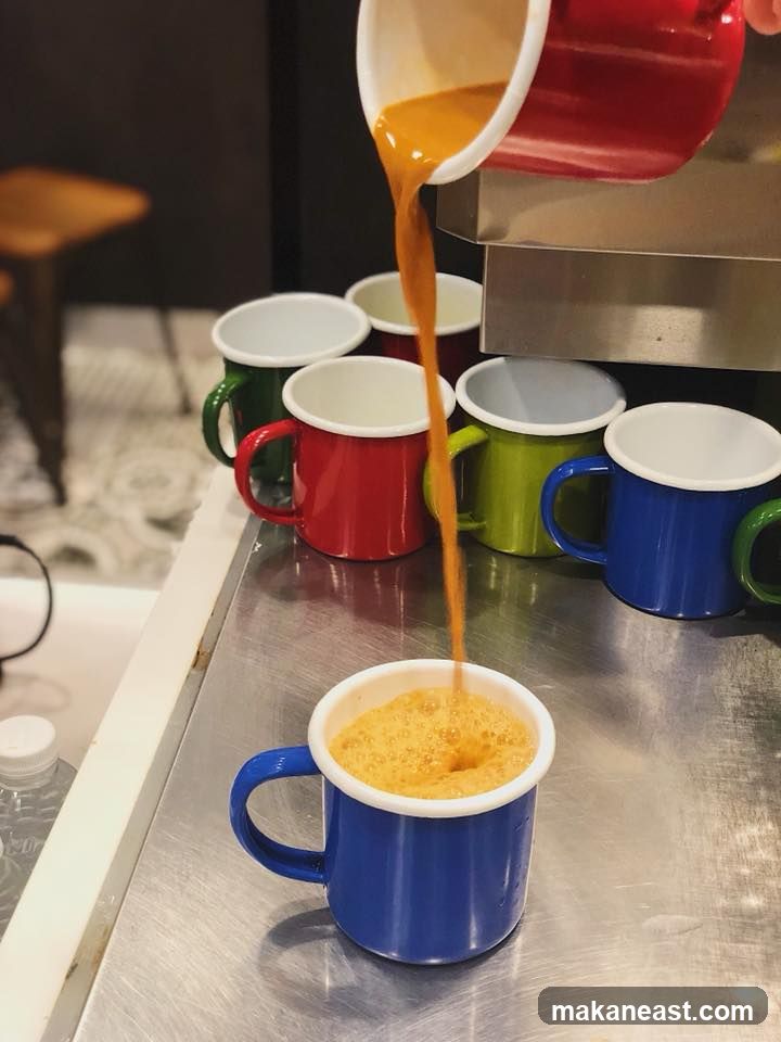 Pouring Drink into Mug