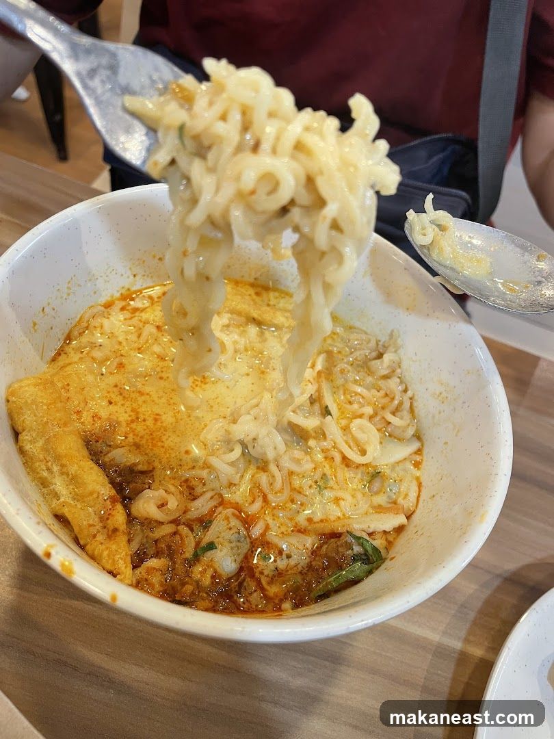 Noodles in Curry Soup