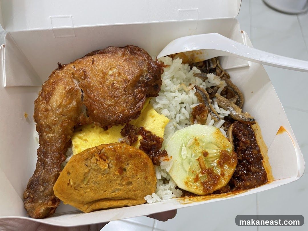 Nasi Lemak Takeaway Box