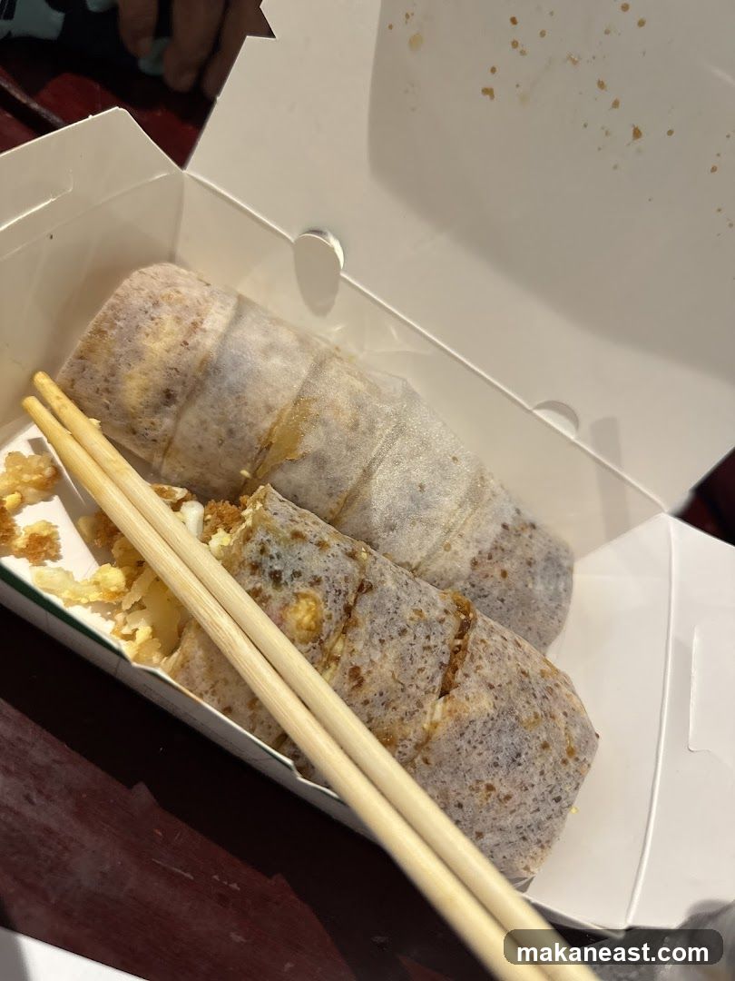 Spring Rolls in a Takeout Box